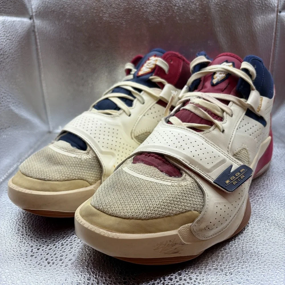 Size 10 Nike Air Jordan Zion 2 Pelicans Coconut Milk Navy Mens Shoes DV0549-164